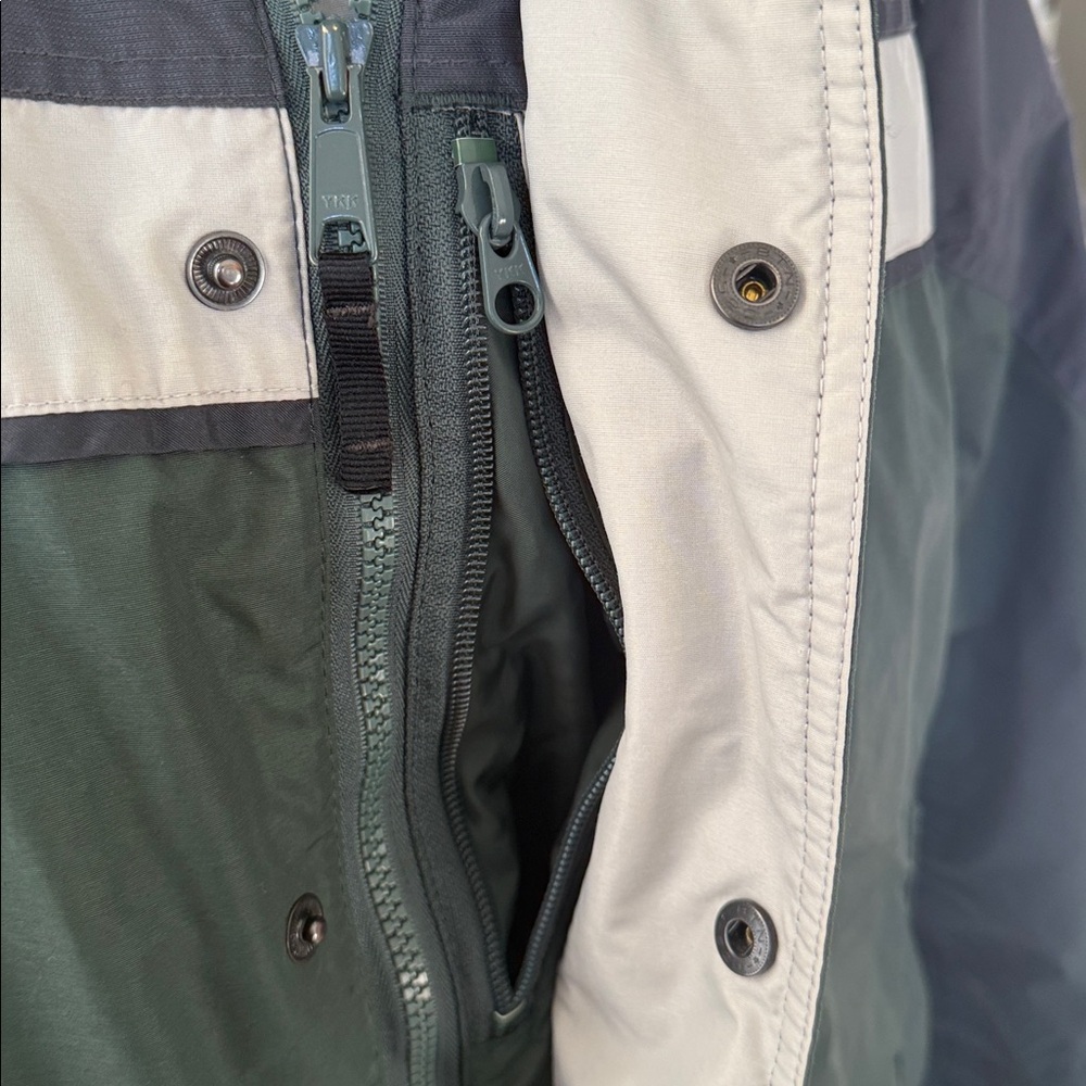 Columbia Bugaboo Fleece Interchange jacket in green and gray, Large, VGUC - Picture 9 of 13
